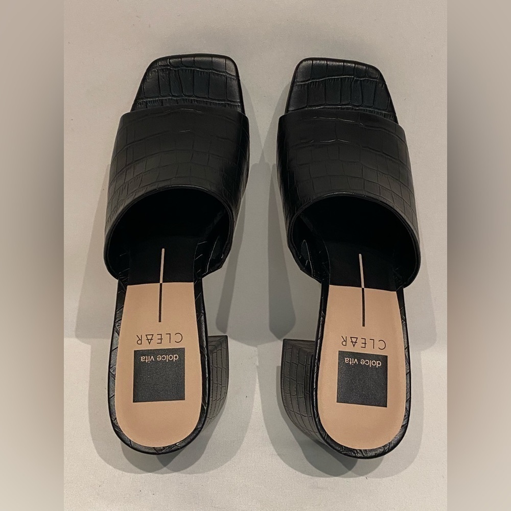 NEW Dolce Vita Women’s Marsha Platform Chunky Heel Slide Sandal Size 9 - Picture 7 of 11